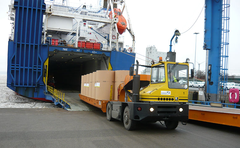 wood pulp shipping